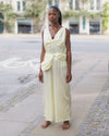 BASERANGE France Silk Linen SEPIA Casual Pants BAS-TRSE-LI-SU25-ZONG BAS-TRSE-SS-SU25-LIME GREEN